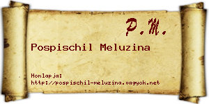 Pospischil Meluzina névjegykártya